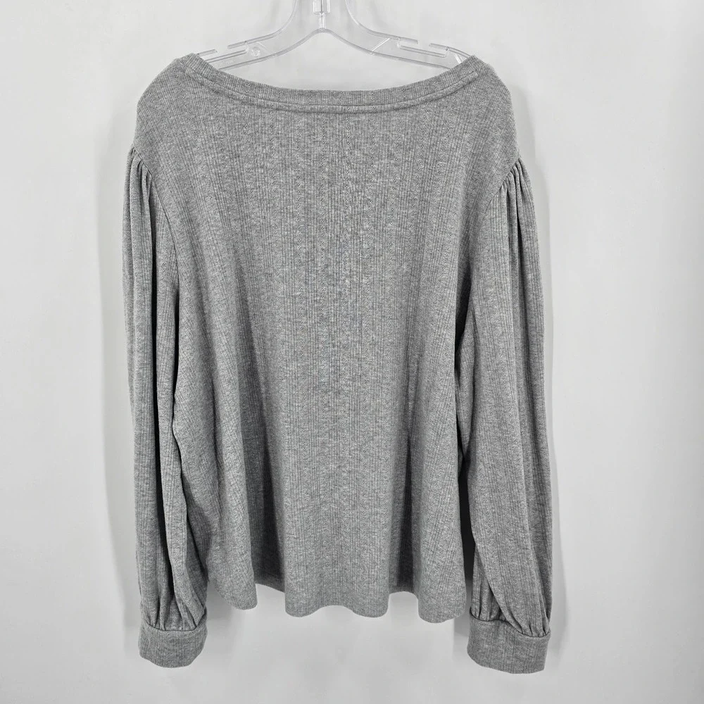 On 34th Sweater Womens‎ 3X Grey Tight Knit